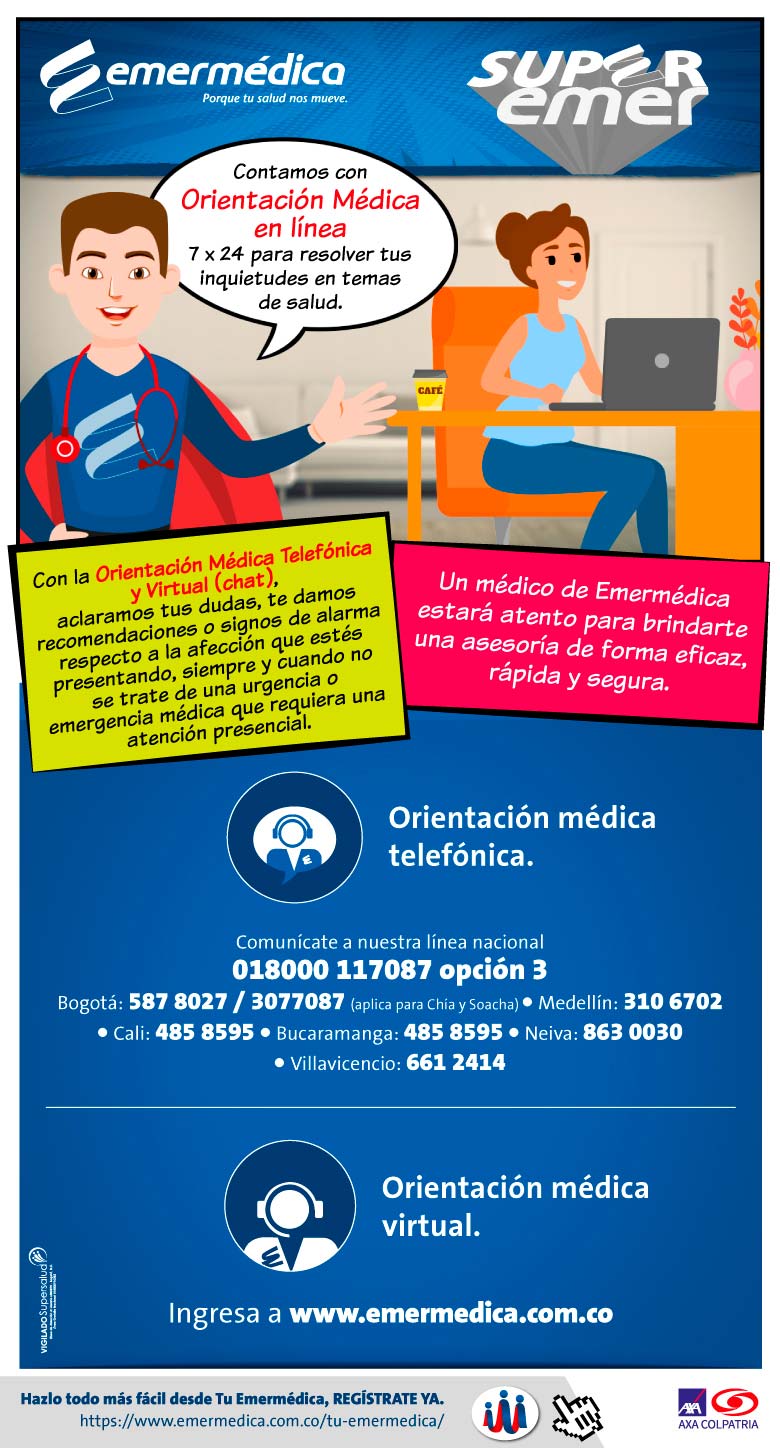 Solicitar servicios de Emermédica